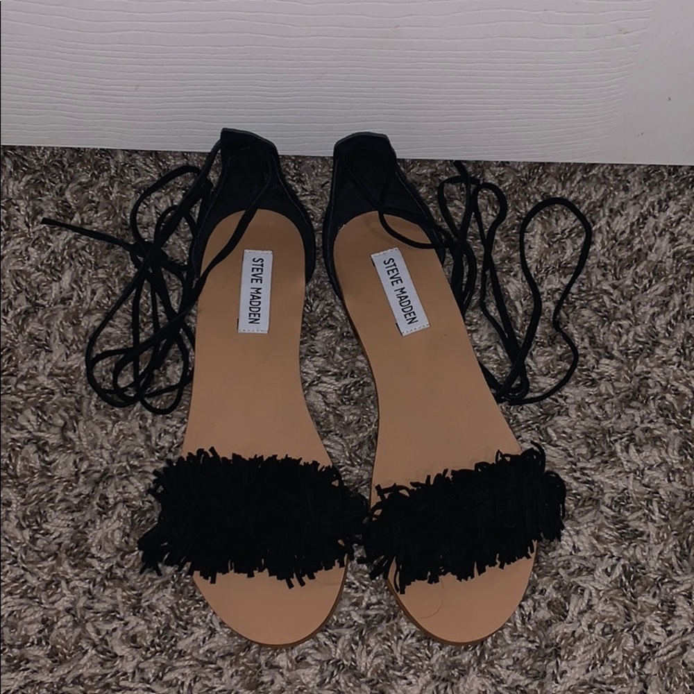 Steve Madden tie up sandals